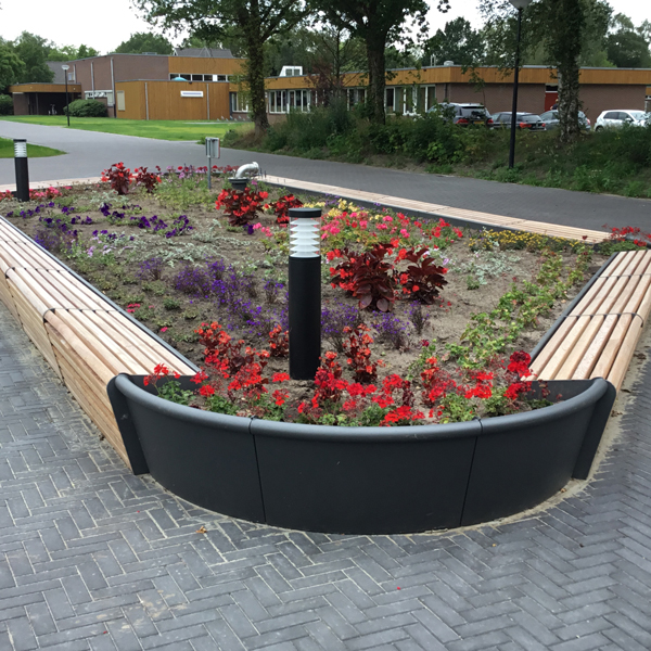 FalcoFlora gazonrand zitbank buitenbank plantenbak boombak zitelement